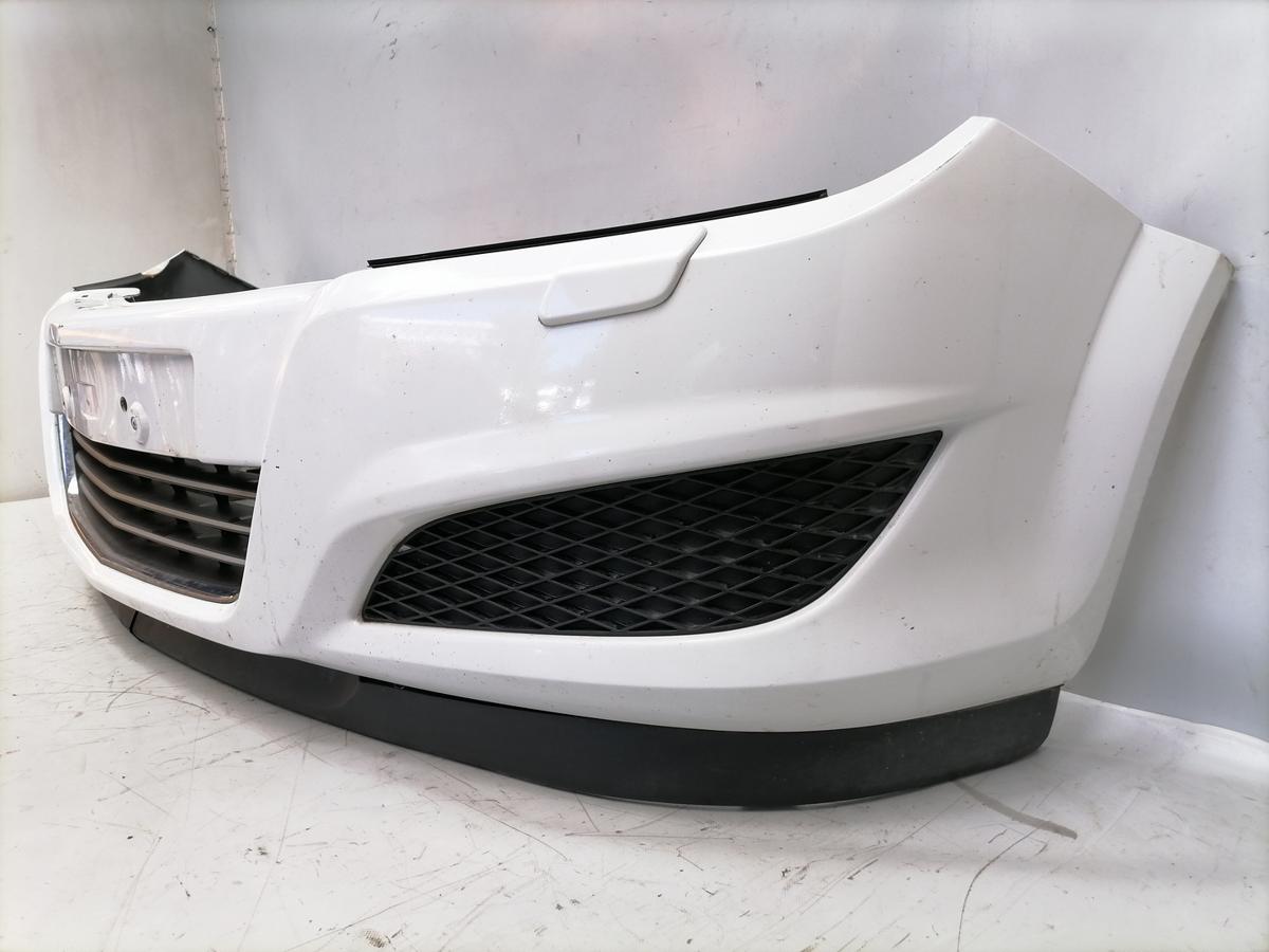 Opel Astra H original Sto&szlig;stange Stossf&auml;nger vorn GAZ Schneewei&szlig; Facelift Bj.2009